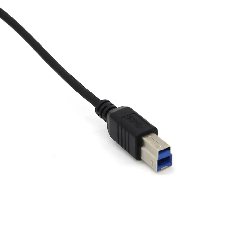 USB C to USB Type B 3.0 Cable for MacBook Pro HP Canon Brother Epson Dell Samsung Printer Type C Printer Square Cord