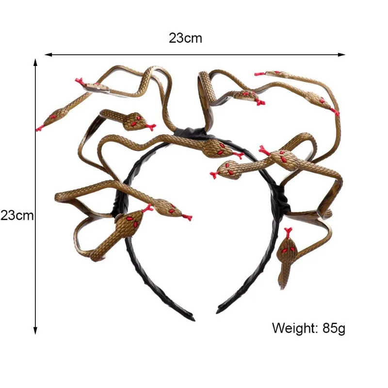 Medusa Snake Cosplay Headbands Stage Costumes Performance Props Halloween Mardi Gras Carnival Stage Props Headwear