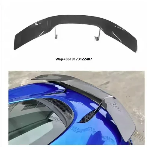 N Style Real Carbon Fiber Car Rear Lip Spoilers Wing Spoiler for 570
