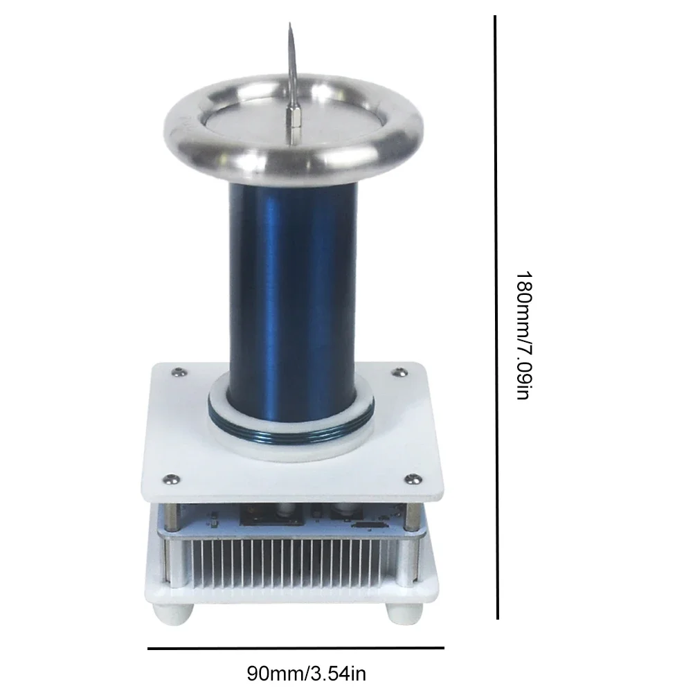 Musik untuk Tesla Coil BT SSTC Mainan Desktop Pengeras Suara Plasma Generator Busur Speaker Generator Plasma Model Kit Pendidikan Sains