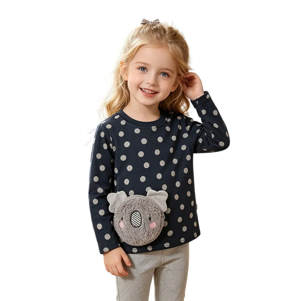 Jumping Meters 3-8T Regenbogen-T-Shirt mit langen Ärmeln für Mädchen, Kinder, Herbst, Frühling, Kinderkleidung, modische Kleidung für Kleinkinder – Detail 7