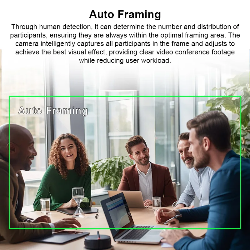 PTZ Camera With AI-Powered Auto-Tracking 20X Optical Zoom USB 3.0 PTZ Webcam For Video Conference YouTube/Teams/Zoom Meeting