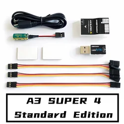 Hobbyeagle A3 Super 4 A3S4 Standard Edition Flight Controller 6-axis Gyro Stabilization Balancer Full Set for RC Airplane