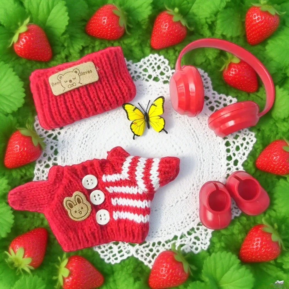 

Clothes For 17cm Labubu Accessories Designer Suitable for V1 V2 V3 Labubu Pendants Cute Fashion Birthday Gift