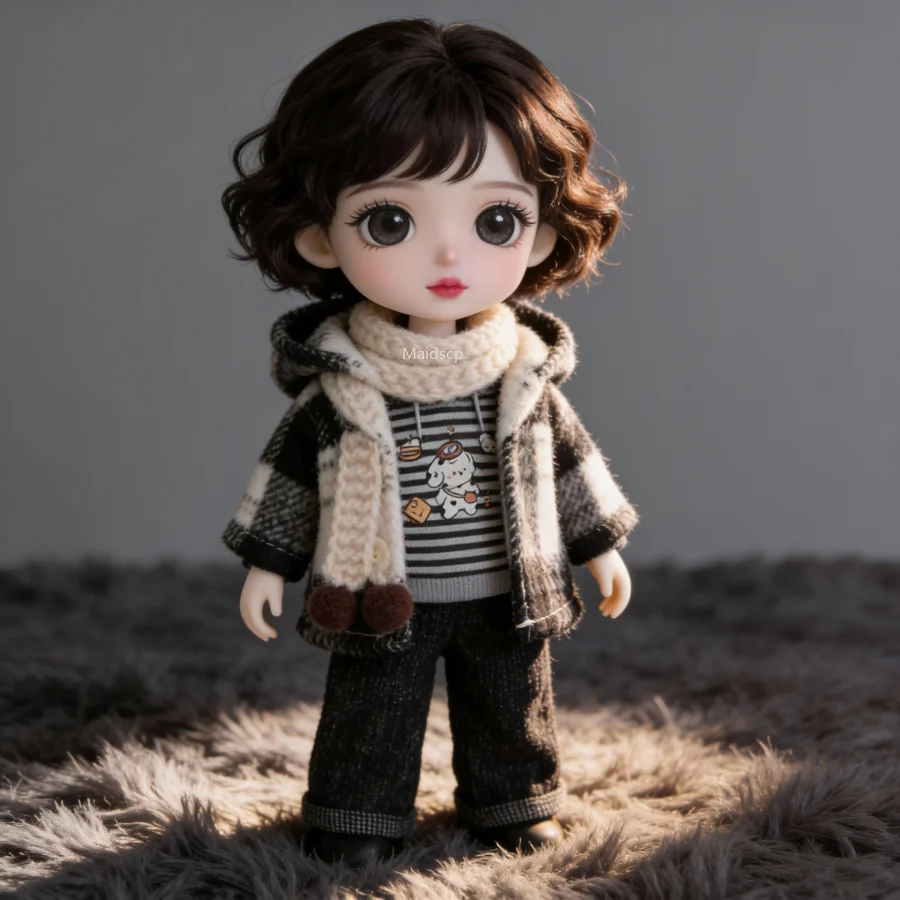 Fashionable 16cm Doll Clothes Set Multi-Style Doll Clothing Accessories Gift (No Doll Included)