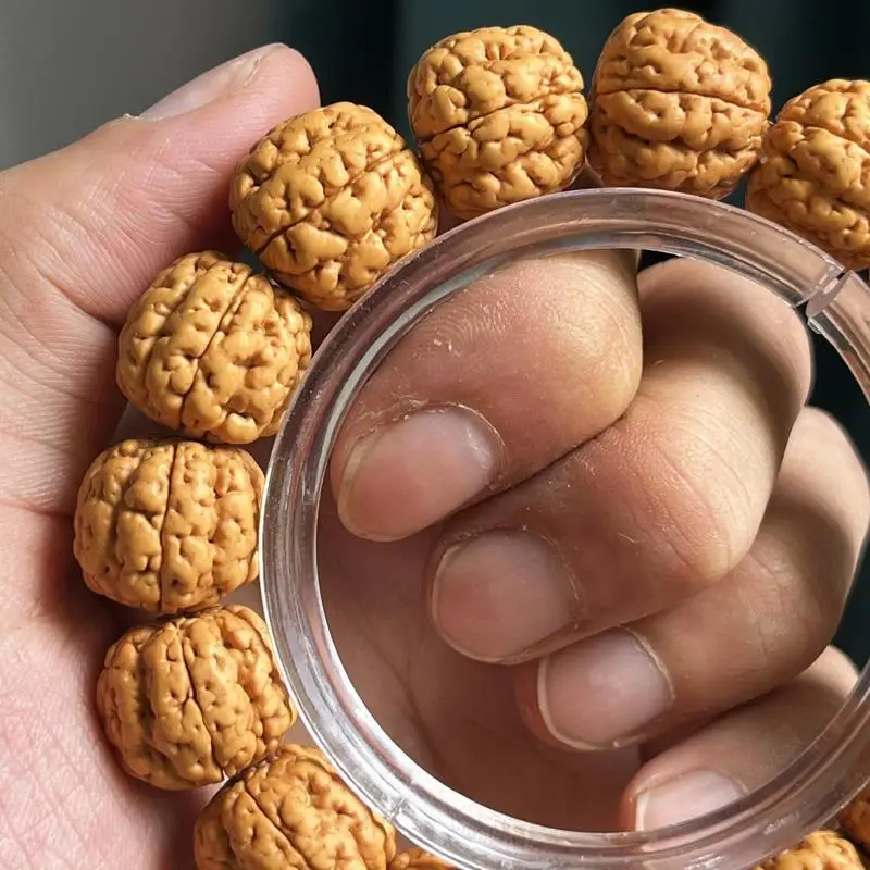 

New variety of natural , pecan nut and Rudraksha beads for men to play with