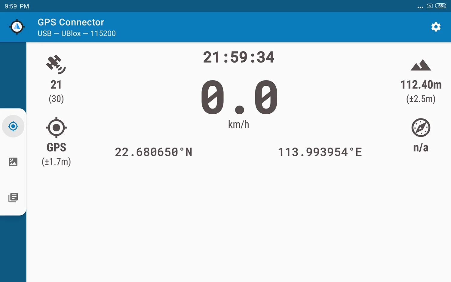 QUESCAN Android USB Typ-C 25Hz GPS-Empfänger für RaceChrono GPS Galileo GLONASS BeiDou Karting Motorsport Rundenzeitnahme GPS 50Hz – Detail 2