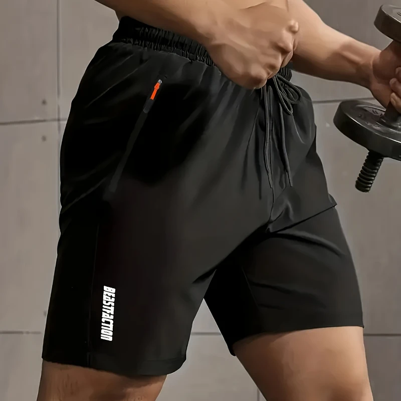 

Men's Quick Dry Sports Shorts Summer Skinny Fit Five-Point Gym Shorts Man 2026 Lightweight Breathable Casual Short Pants for Men