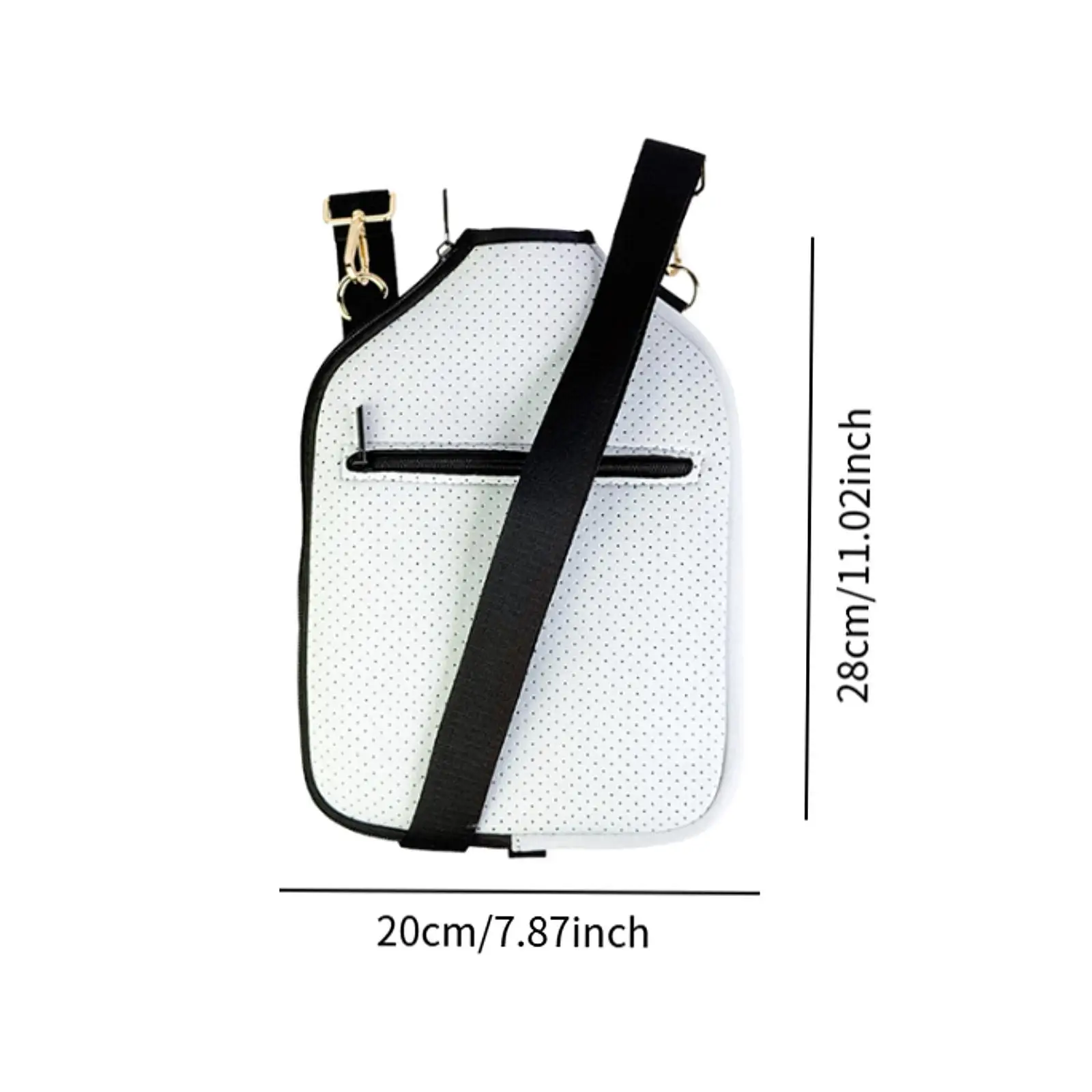

Neoprene Paddle Case for Racket with Storage Pocket And Shoulder Strap