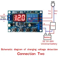 Battery Charge/Discharge Module Integrated Voltmeter Undervoltage/Overvoltage Protection Timing Charge/Discharge Communication