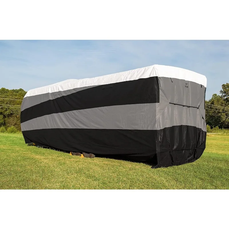 ULTRAGuard Travel Trailer/RV Cover - Zipper Entry Doors & Covered Air Vents - Crafted of Polypropylene & DuPont Tyvek