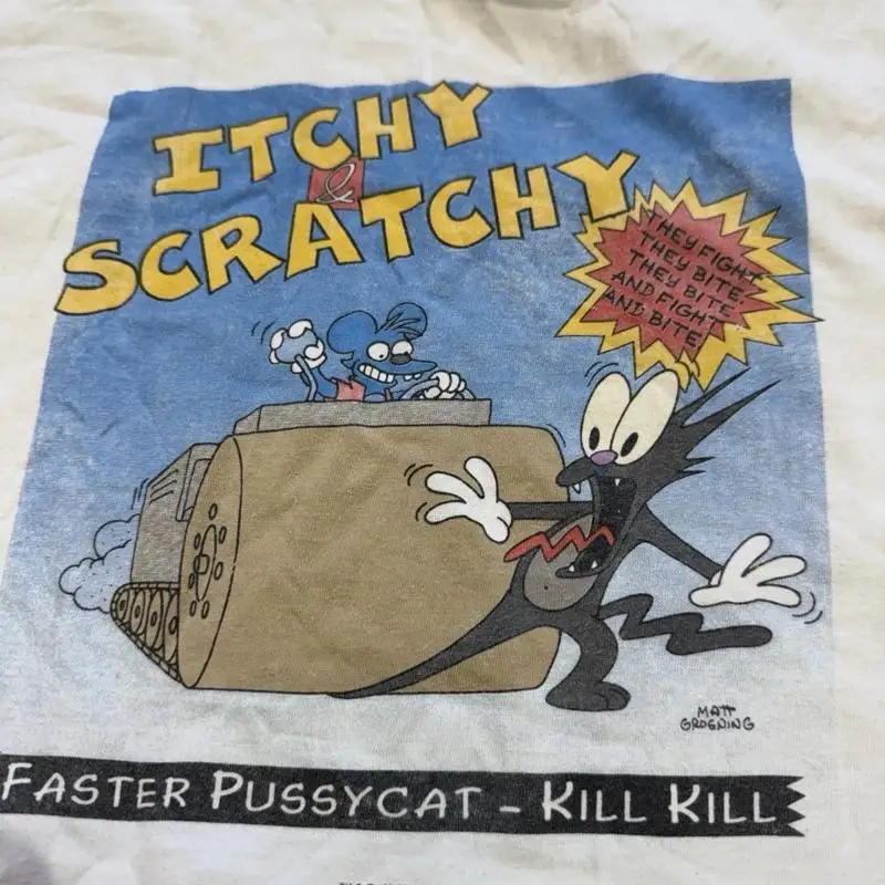 Faster Pussycat Itchy And Scratchy Kill Bill T-Shirt