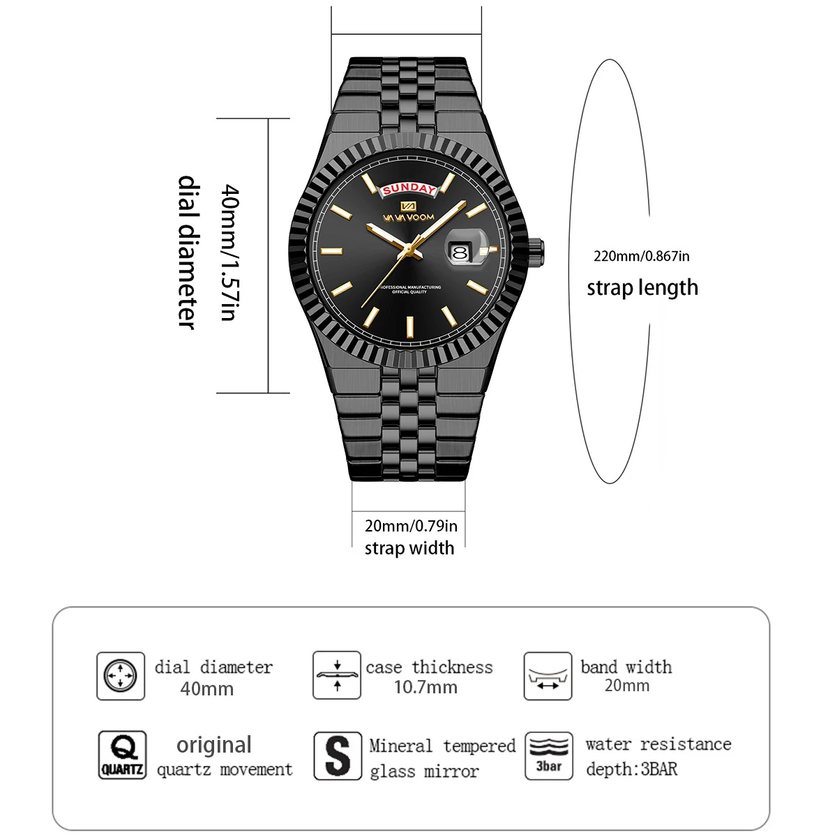 Męski zegarek kwarcowy Seria P – Smartwatch Sports Watches For Men recenzja i cena