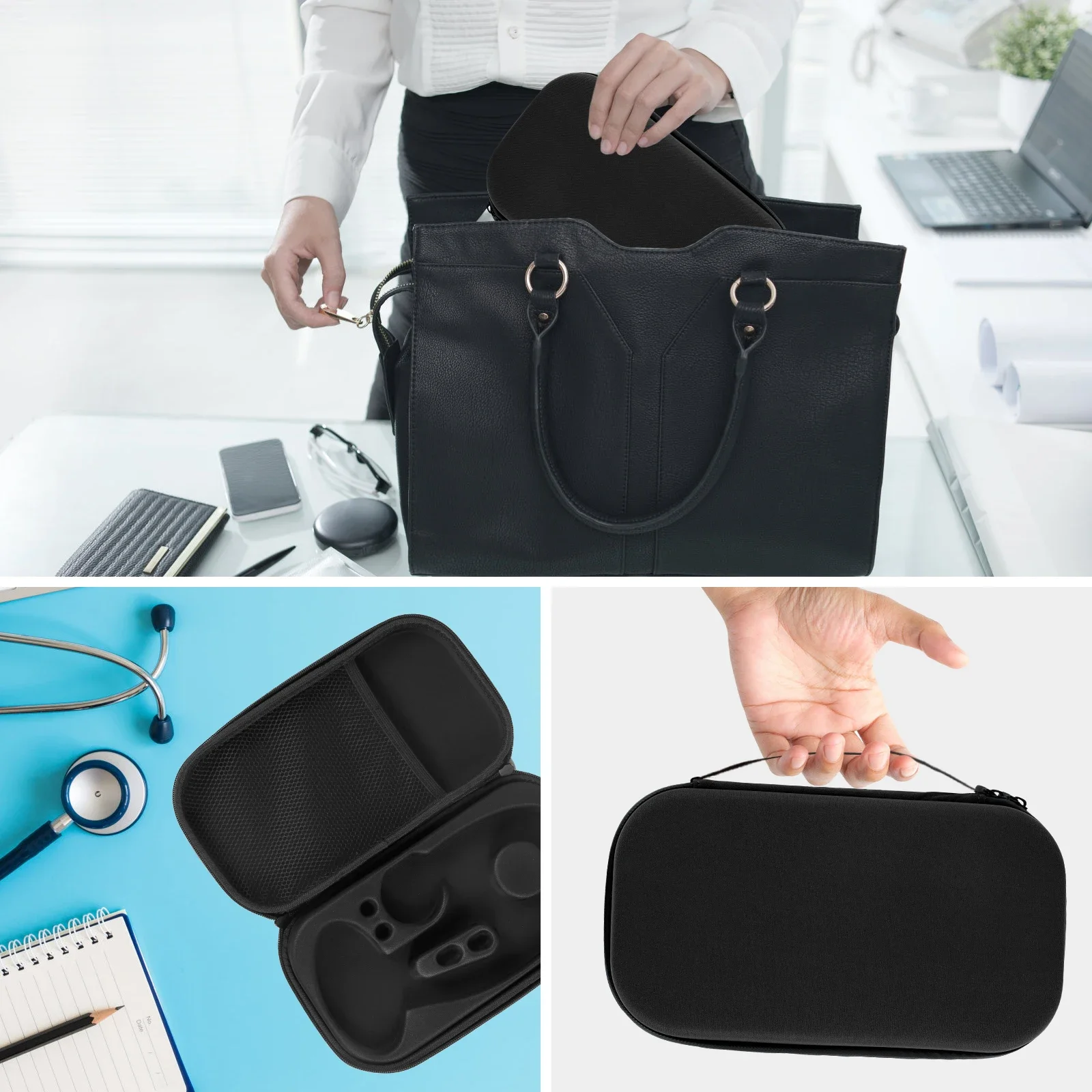 New Stethoscope Case Shockproof Stethoscope Bag Travel Portable Stethoscope Carrying Case Lightweight Stethoscope Storage Bag