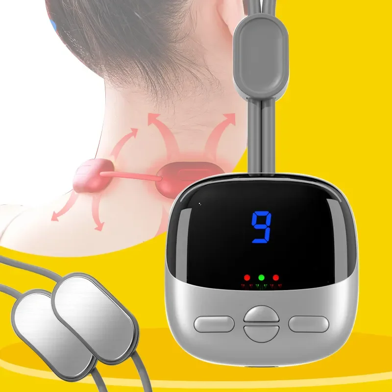 

Hanging Cervical Spine Massager Mini Pulse Shoulder Cervical Massage Hot Compress with Heating Cervical Neck Pulse Massager