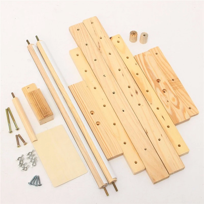 A50U Adjustment Solid Wooden Frames Tabletop Crossstitch Embroidery Floor Stand For Needlework Sewing Handmade Tools Bracket