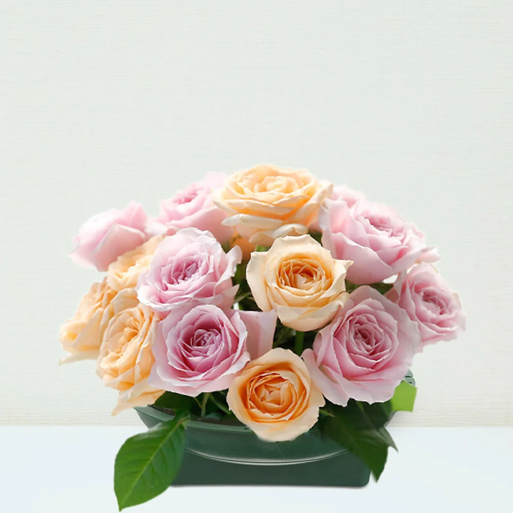 

2pcs Floral Foam Cage Set Flower Arrangement For Wedding Party Decor Dried Flowers Base Wet Foam Blocks Holder Garden