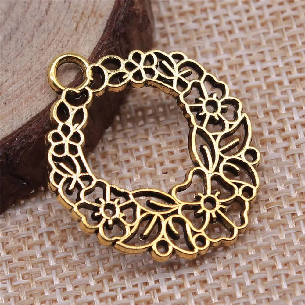 Boho Round Flower Of Life Charms Pendant Female Jewelry Bulk Clearance Sale Items