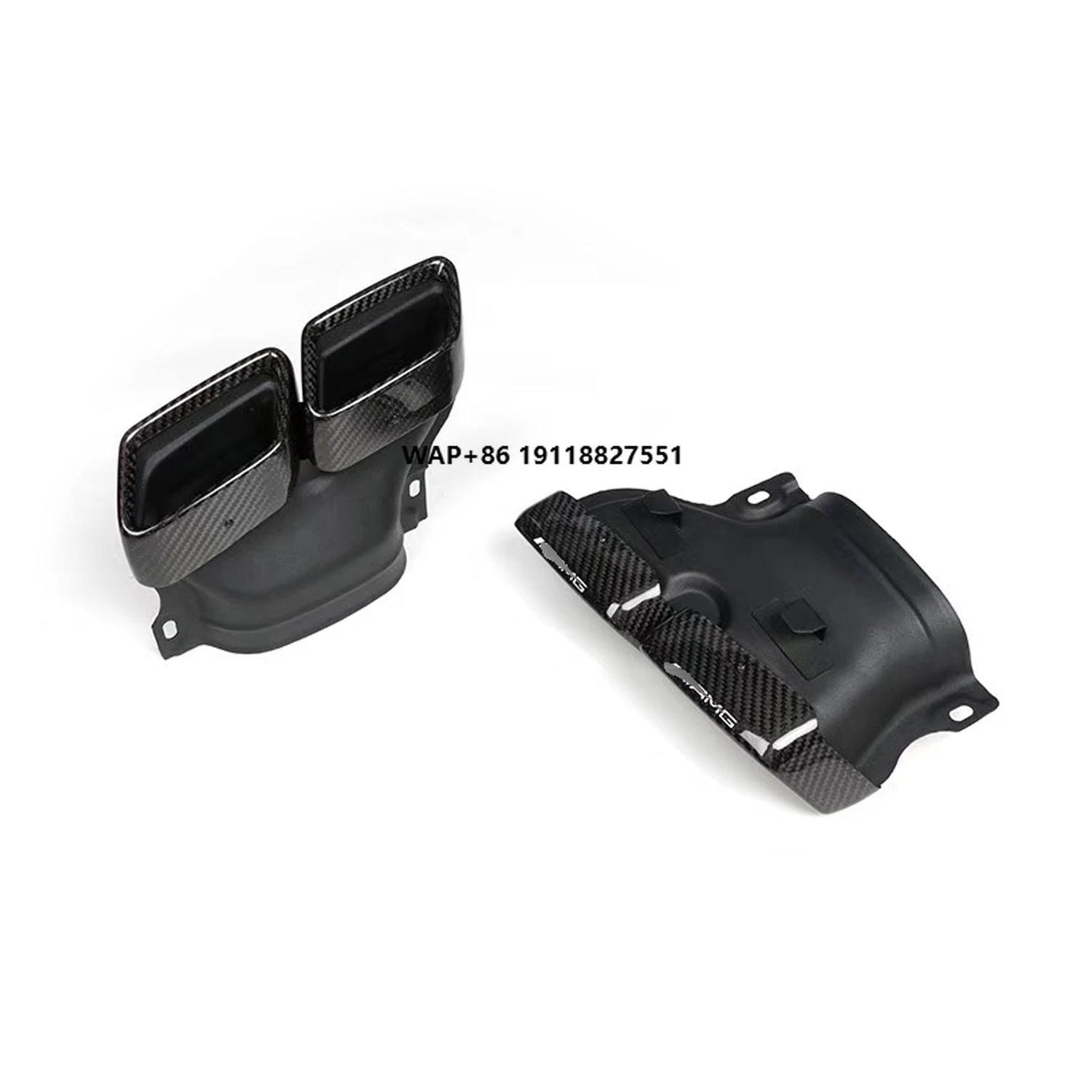 

High Quality Car Accessories Tail Throat for Series C Class 1994-2016 W205 Carbon Fiber Car Upgrade C63