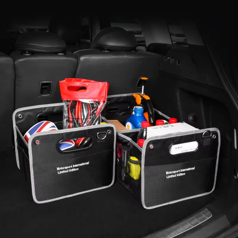 Multi-Pocket Universal Adjustable Folding Storage High Capacity Car Organiser Trunk Organizer Box Boot Case Stowing & Tidying