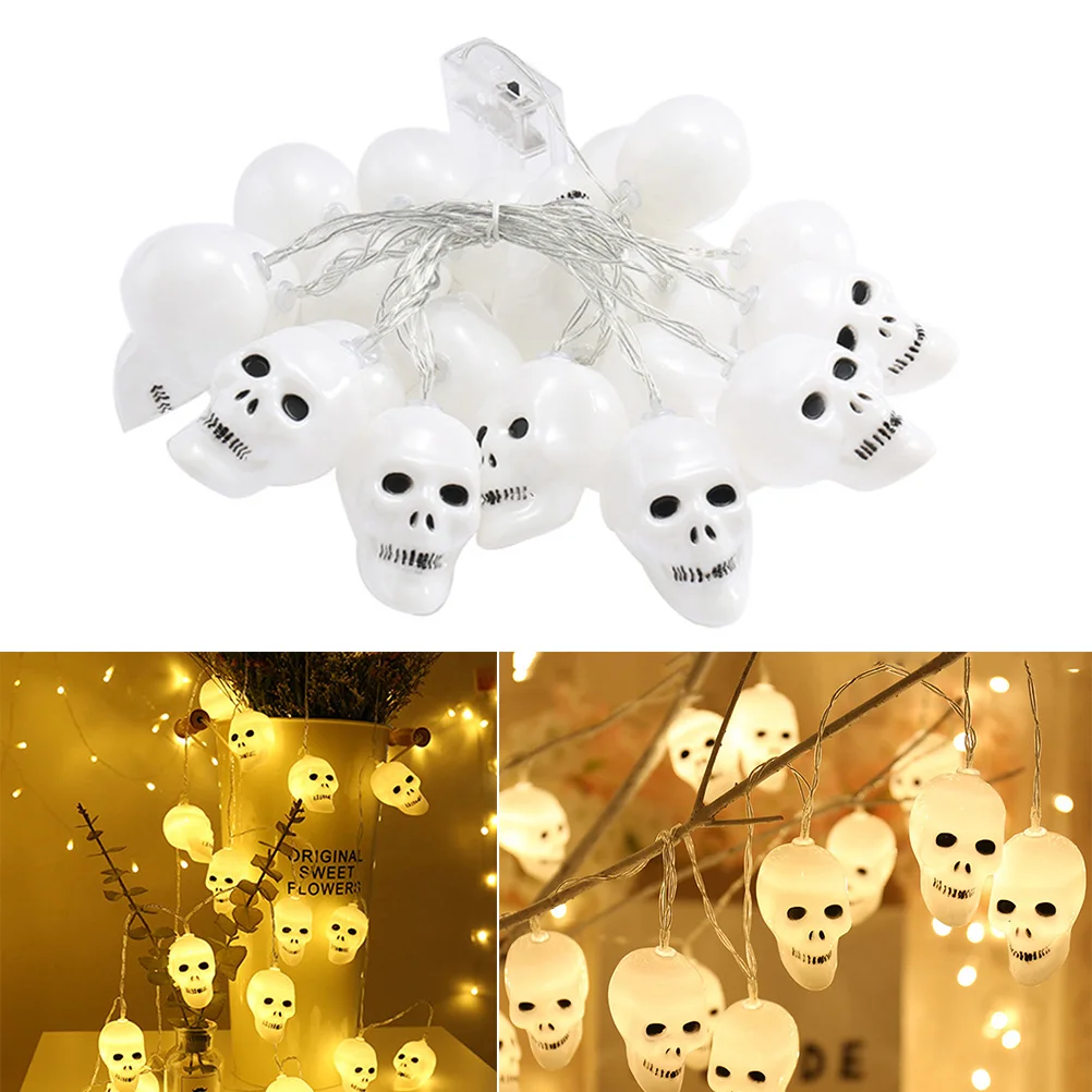 

Skull String Lights Christmas Decor Decorations Bedroom LED Party Garden