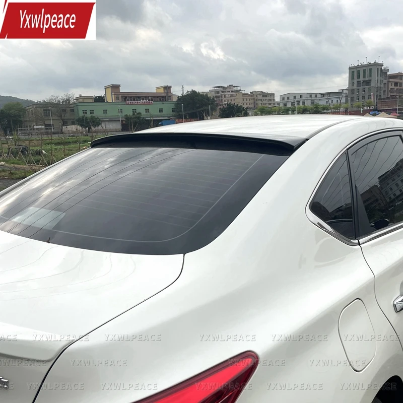 

For Nissan Sentra Roof Spoiler 2012 - 2019 Sentra SYLPHY ABS Matreial Unpainted Color Rear Trunk Wing Car Accessories