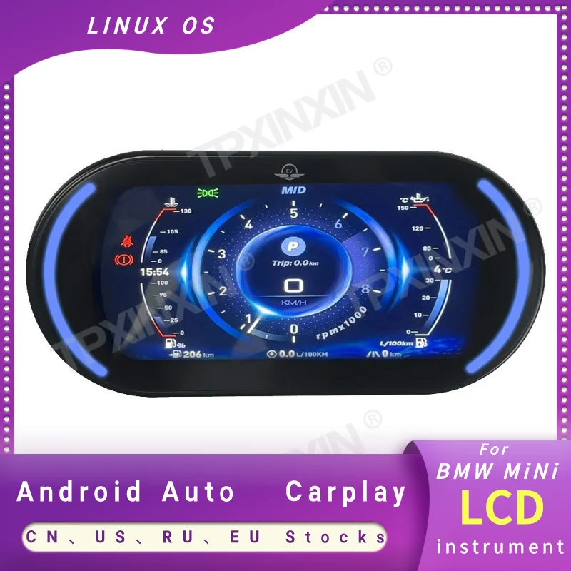 Original Style Cockpit For BMW MINI 2014-2023 LCD Digital Instrument Cluster 7 