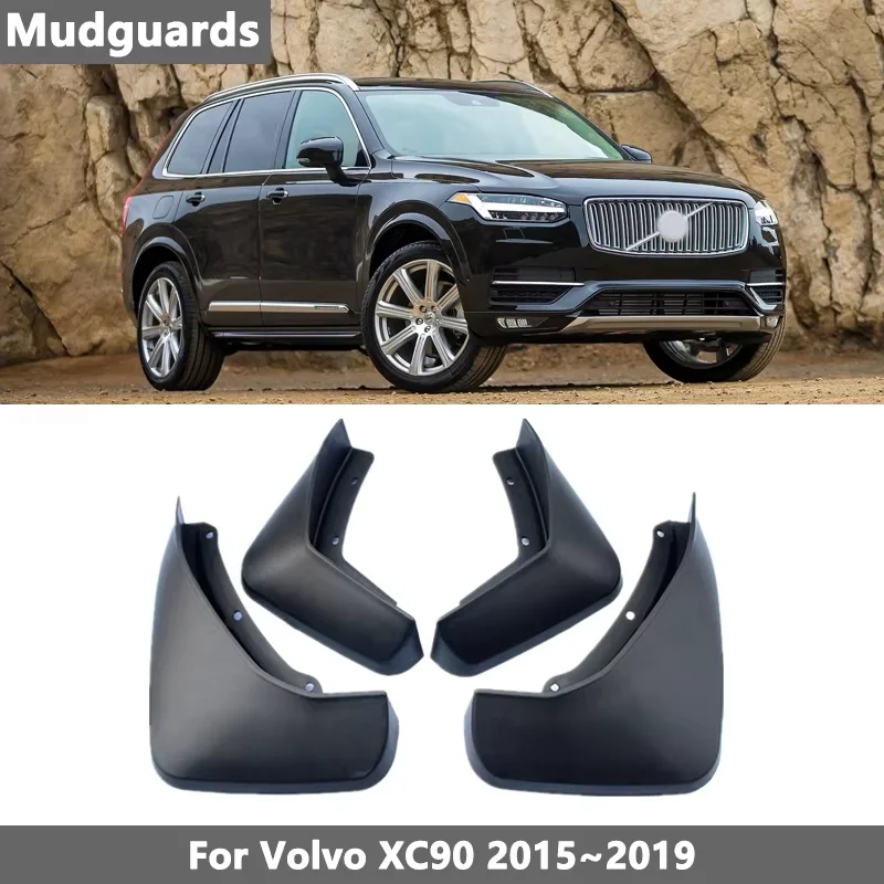 

Брызговики для VOLVO XC90 2015- 2019, брызговики 2015, 2016, 2017, 2018, 2019, передние и задние автомобильные, брызговики, брызговики, крыло