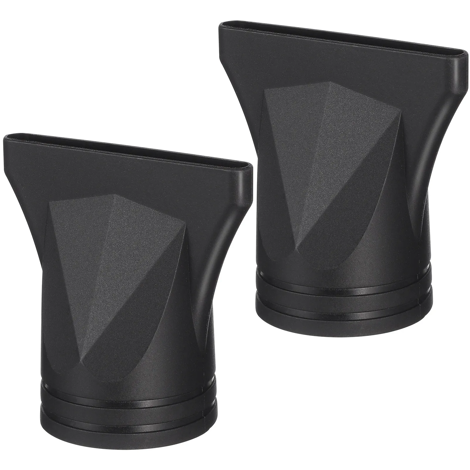 

2Pcs Black Hair Dryer Diffuser Nozzle Professional Blower Nozzle for Straightening Curling Styling Heat Resistant Nylon Material