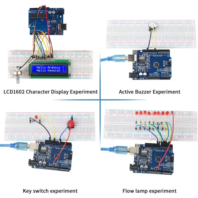 مجموعة أدوات تشغيل RFID لـ Arduino UNO R3 نسخة مطورة من مجموعة التعلم مع صندوق البيع بالتجزئة مجموعات أدوات إلكترونية ذاتية الصنع