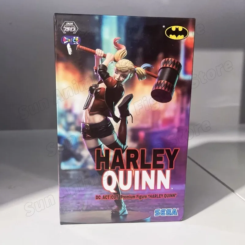 24-hour Shipping Original Marvel DC ACT/CUT PremiuM FIGURE THE JOKER / HARLEY QUINN Model Toys Collection Decoration