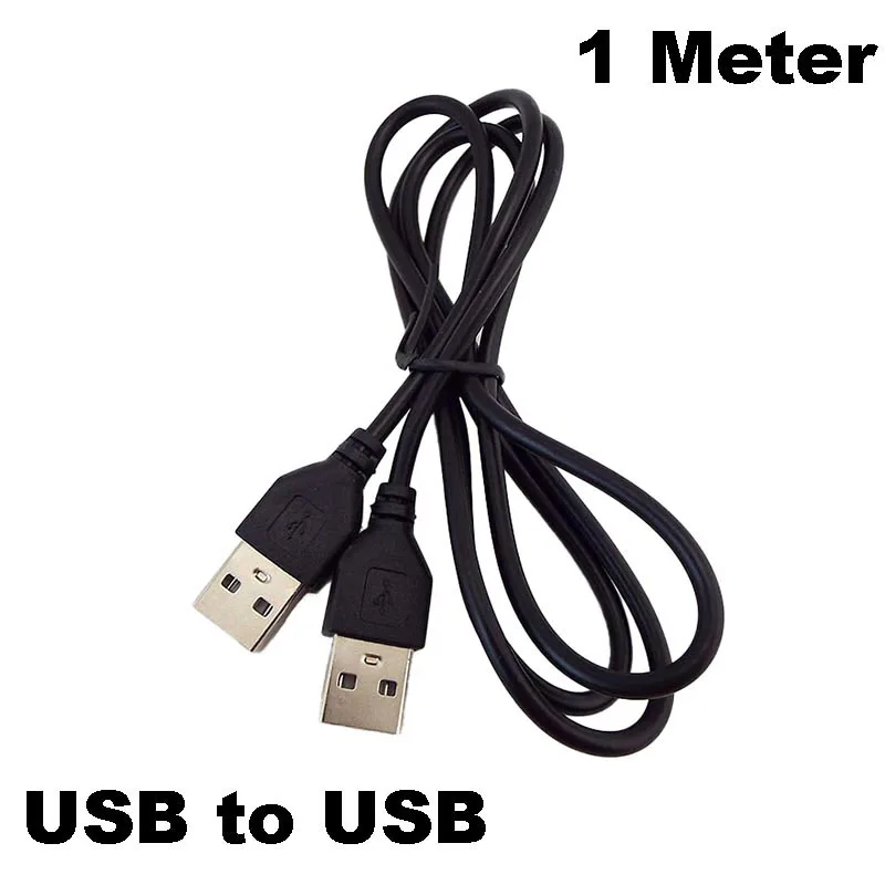 USB 2.0 A 타입 수-수 익스텐션 케이블, 전원 커넥터 어댑터, 연장 코드, PC 데이터 동기화 라인 W용 고속 전송, 1M