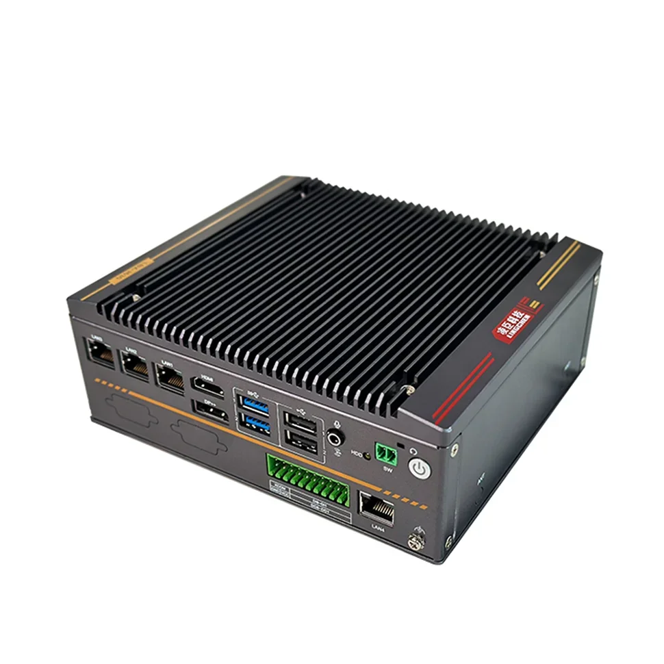 Mini PC Celeron J 6412 Win10 OEM ODM Fanless Embedded Industrial BOX Computer | LBX-J630-D