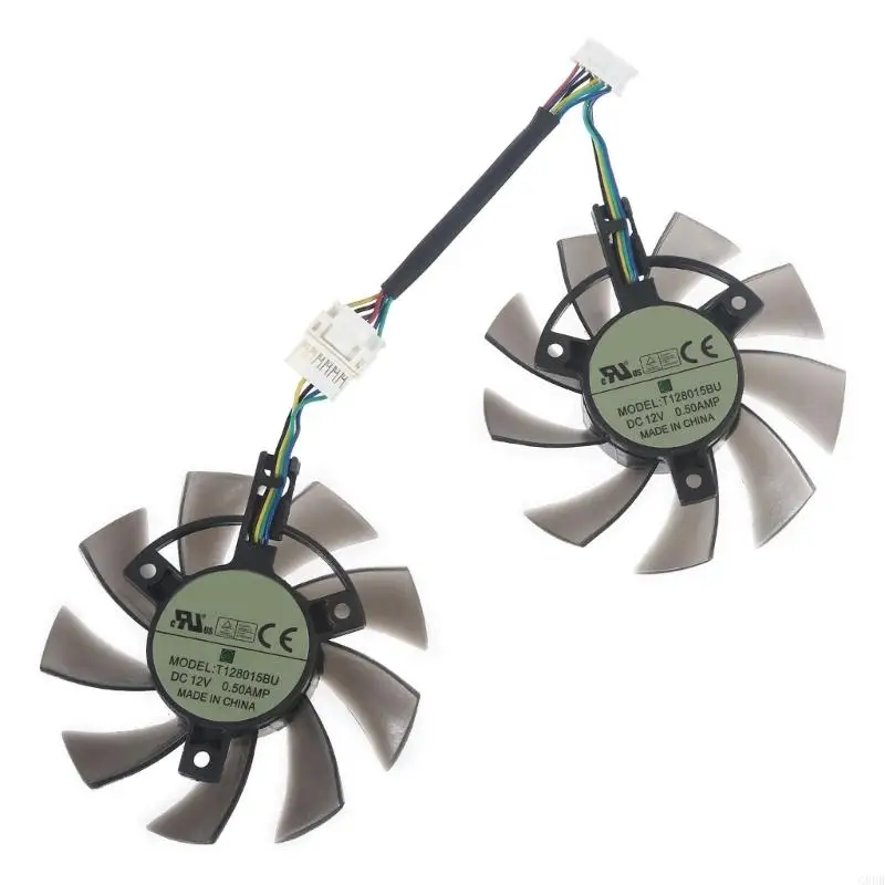 

G8DB 75 мм FD8015U12D 6PIN 2060 GTX1660 TI Охлаждающий вентилятор для 1660 1660TI TUF GAMING OC RTX2060 Охладитель карты