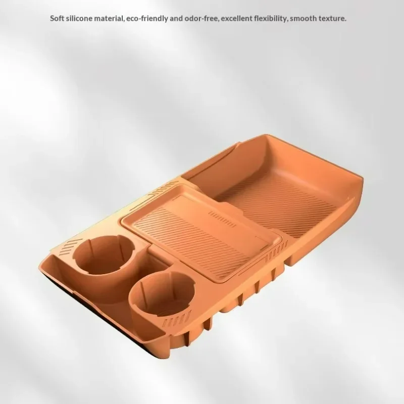 Car Under-center Console Storage Box For GAC AION V 2026 Interior Organizer Tray Auto Accessories