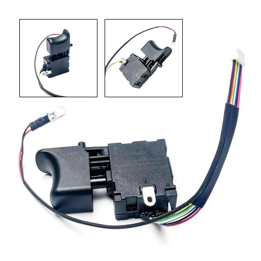 Replacement Trigger Switch For Dayi A6-3303 Brushless Cordless Drill Power Tool Forward Reverse Control Plastic Handle Part