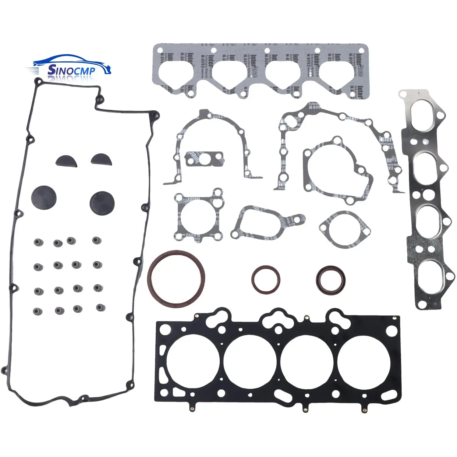 

Engine Overhaul Gasket Set 20910-23C30 20920-23C30 Fits For 2000-2012 Hyundai Tucson Sonata Kia Soul Spectra Sportage G4GC 2.0L