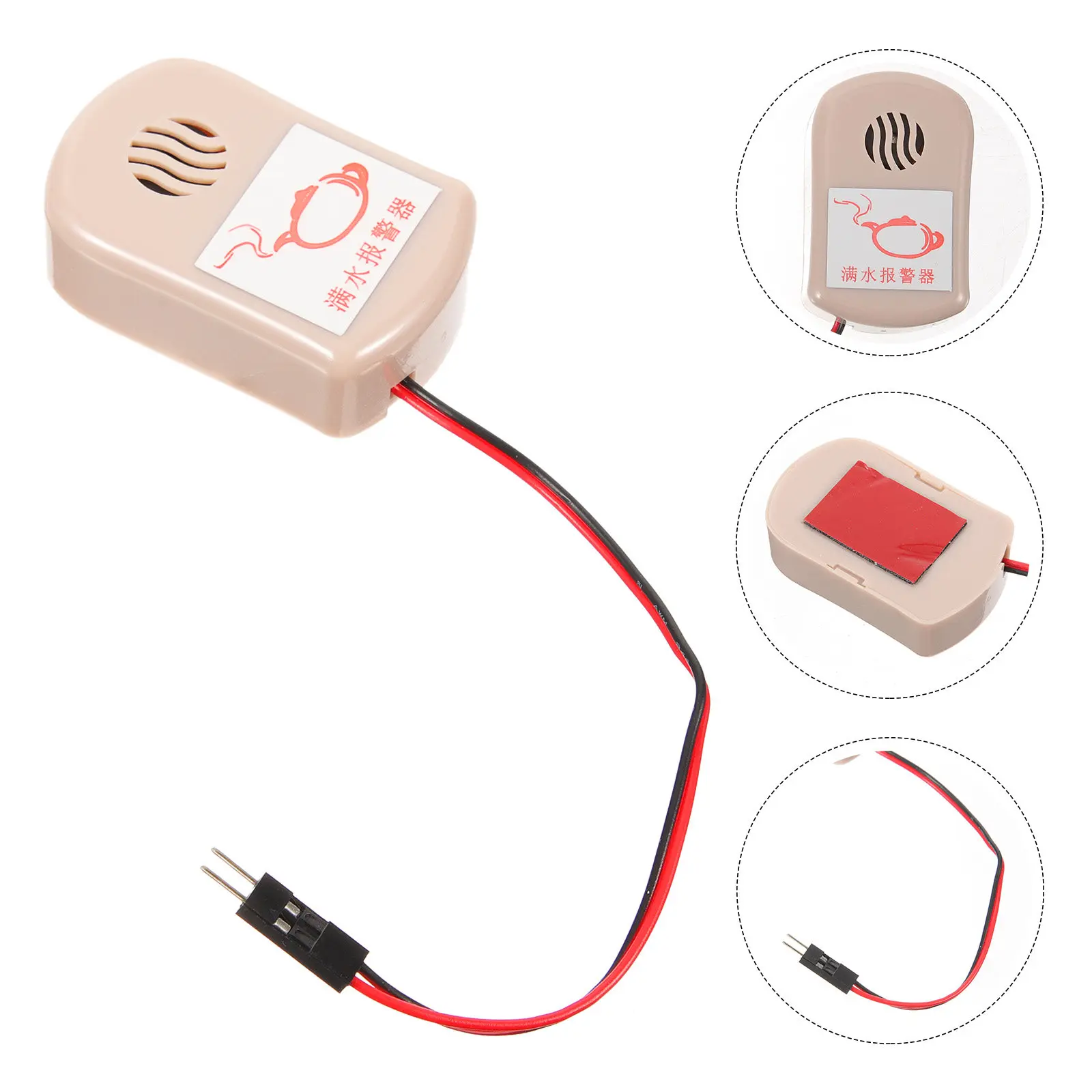 Tea Set Water Level Alarm Smart Reminder Sensor for Tea Buckets Garbage Cans Waste Water Containers Kitchen Bathroom