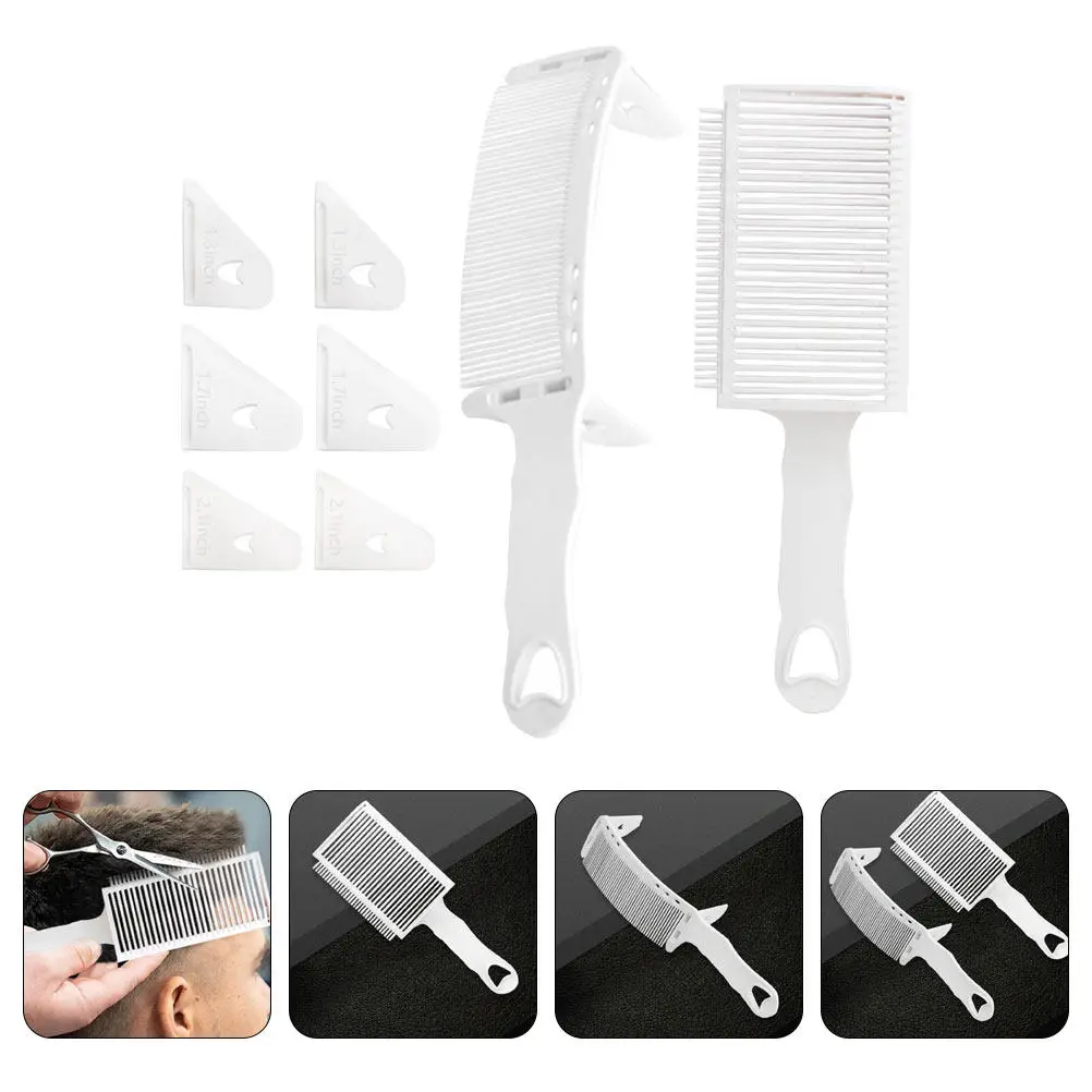 

1 set 1 Set Of Barber Fade Combs For Men Professional Haircut Tool Curved Shape Comb Hair Cutting Styling Fade Razor Salon