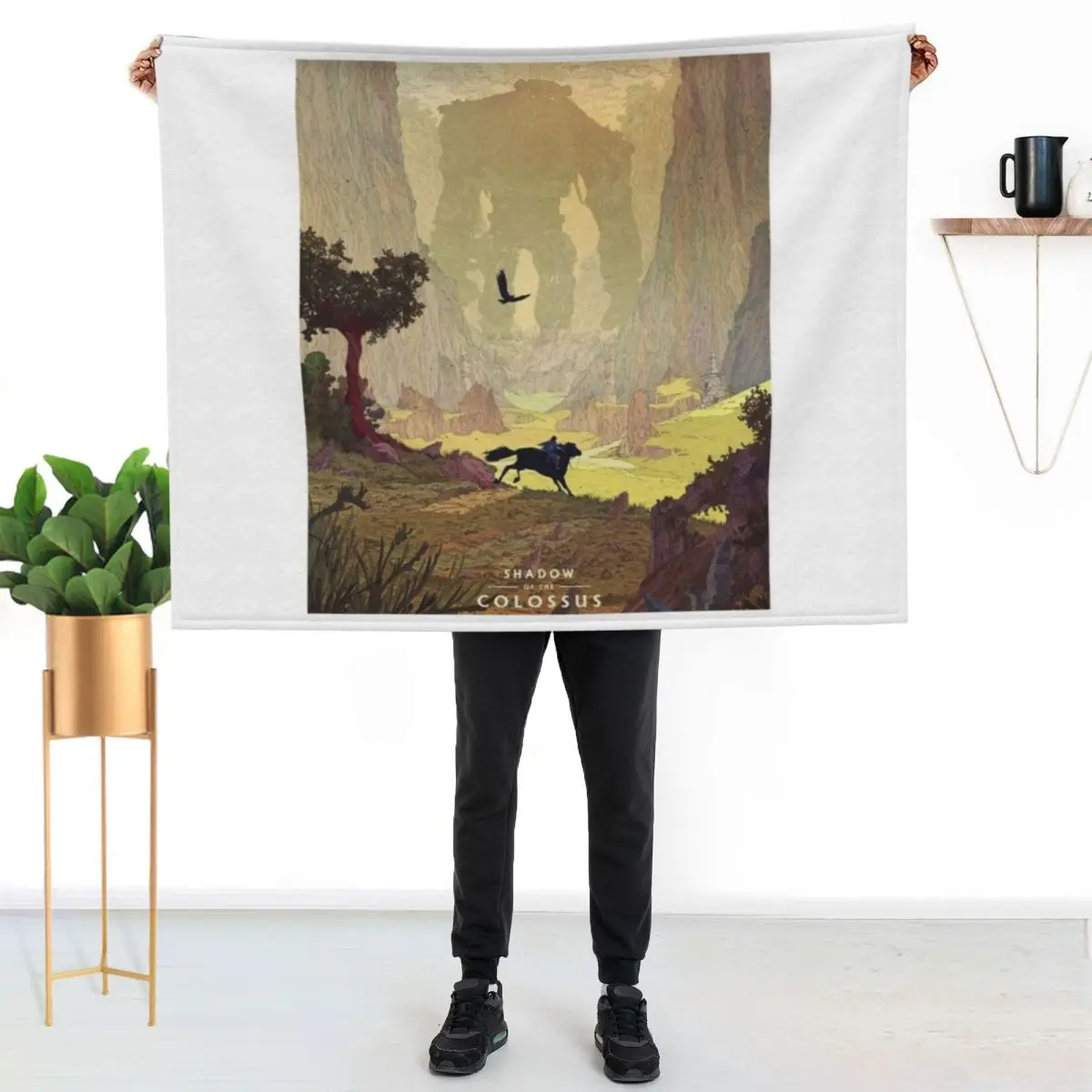 Shadow Of The Colossus Throw Blanket Multi-Purpose Stuffeds heavy to sleep Furry Loose Bed covers Blankets