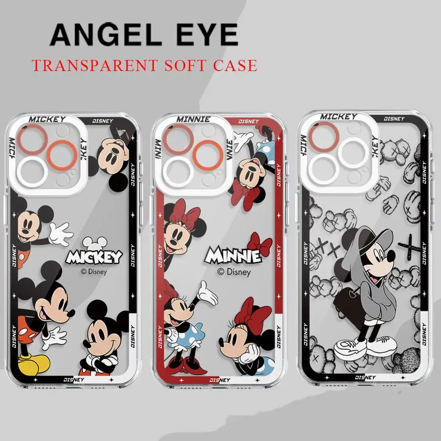 

Disney Mickey Minnie Mouse Phone Case for Xiaomi Mi 11 Lite 11T Pro 9A 10A 10C 12 12C 13C 5G Poco X3 NFC X3 Pro Silicone Cover