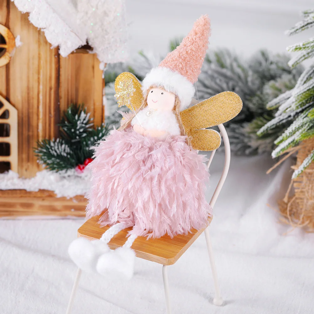 

3Pcs Angel Christmas Tree Hanging Decor Party Xmas Atmosphere Creative Ornaments Accessories