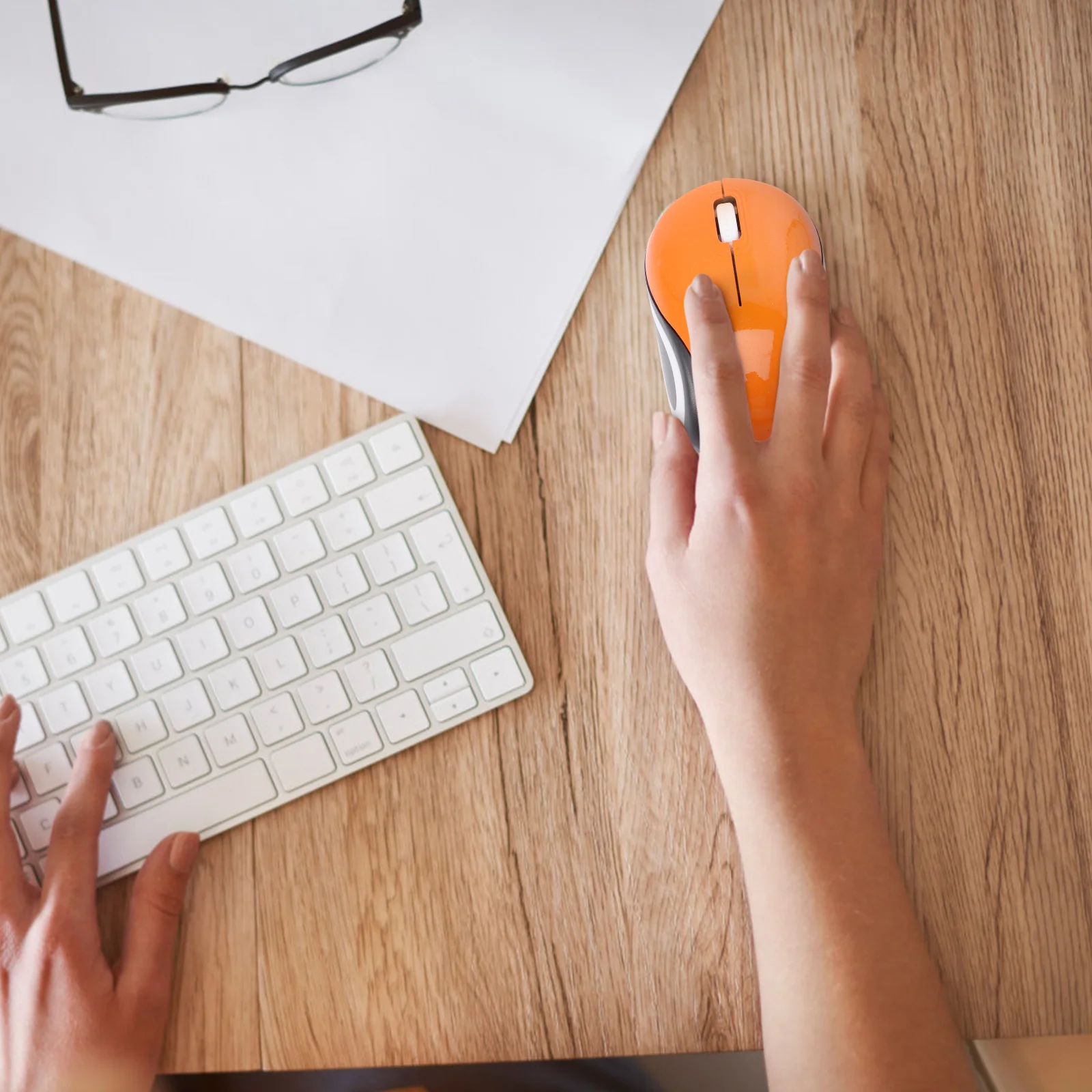 

Ergonomic Wireless Mouse 24ghz Reliable Connection Compact Design for Laptop USB Receiver Cordless Mouse Wireless