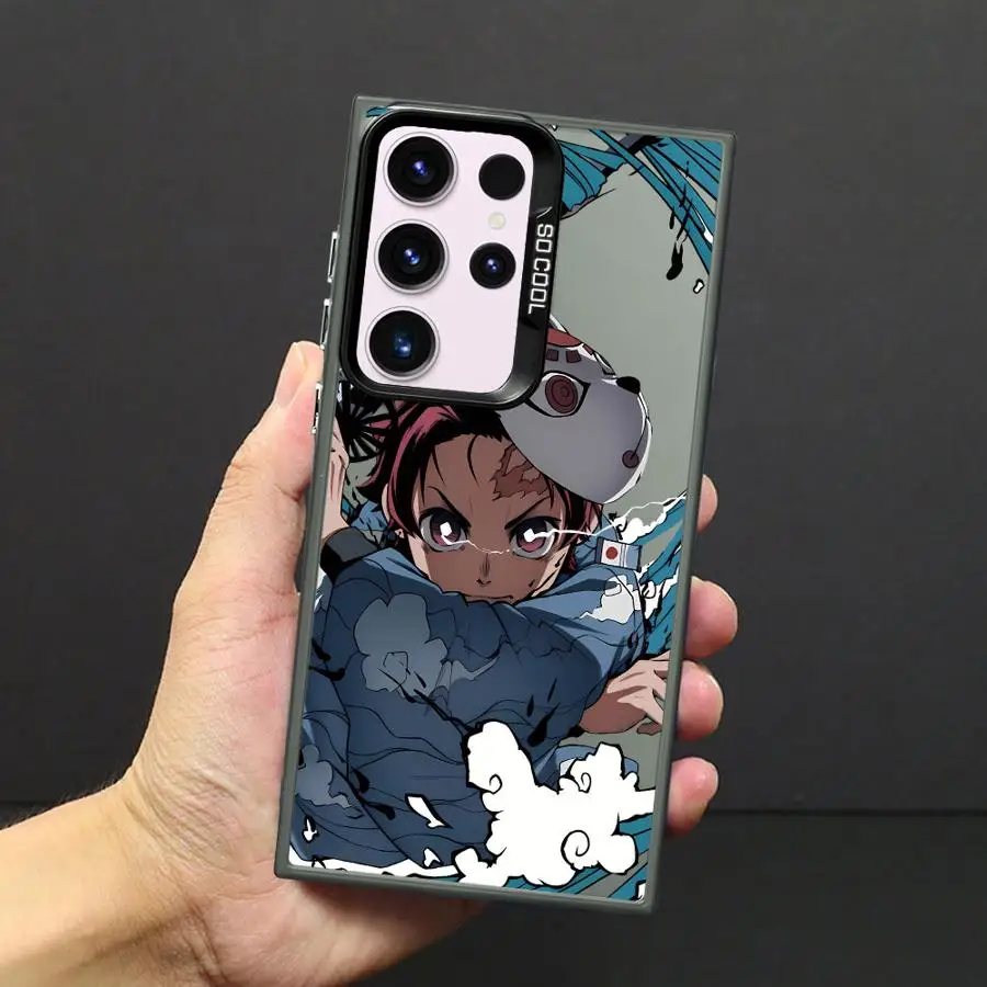 Custodia morbida per telefono Shell per Samsung Galaxy S21 Ultra S22 FE S20 S20 Plus Cartoon Anime Boy