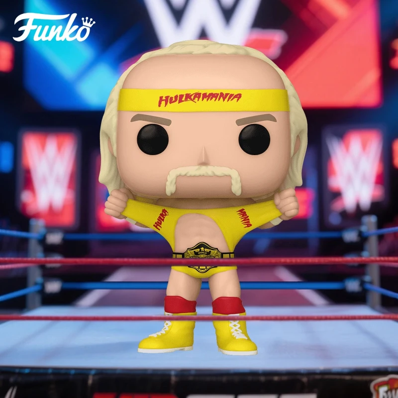 

Подлинное издание FUNKO POP 《Hogan's Rampage с поясом чемпионата》Action Desktop Decoration Ornament Модель игрушки Коллекционная модель