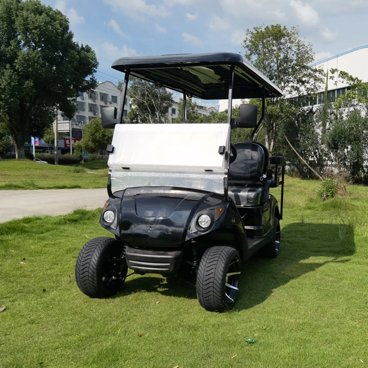 Carro de golf eléctrico para coche club de cuatro ruedas de 2-4 plazas