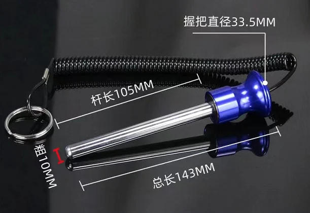 8MM/10MM Fitnessgeräte Gewicht Stapel Pin Gewicht Pin Magnetische Gewicht Stapel Pin mit Zugseil Stärke Praktische WeightStack Pin – Detail 10
