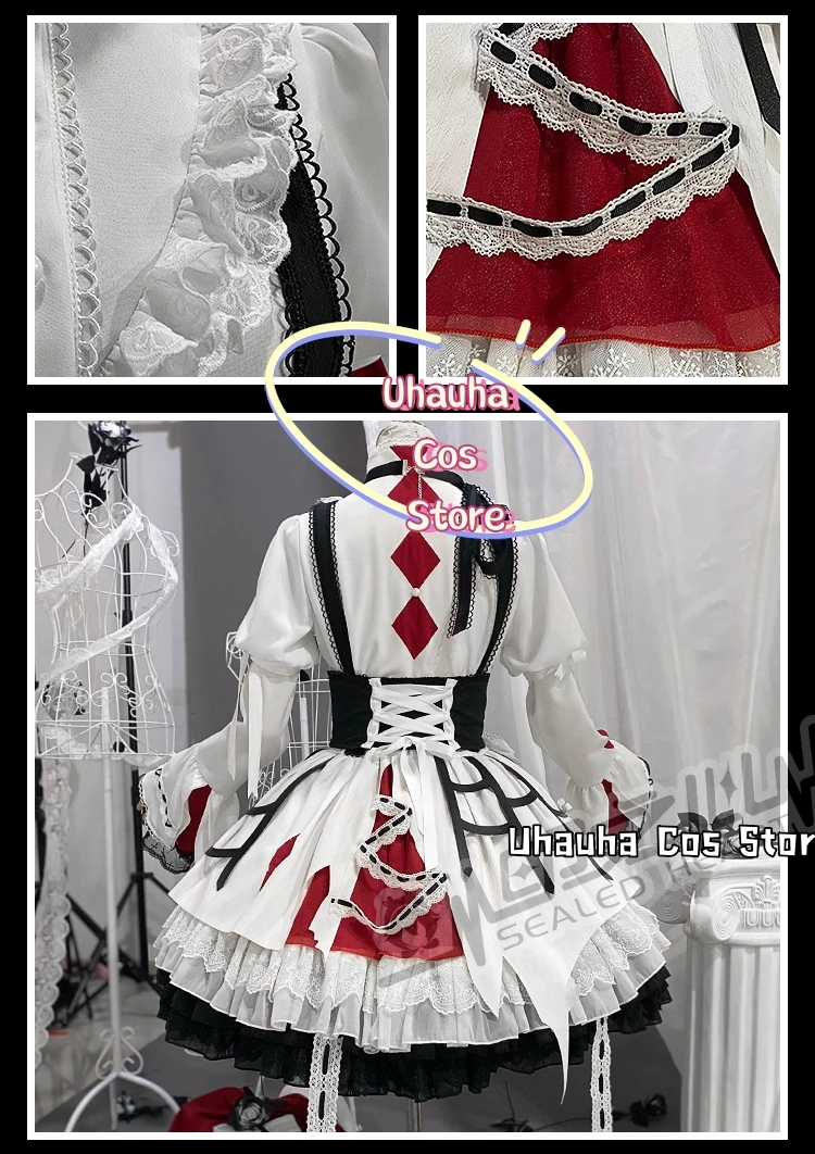 Akiyama Mizuki Costume Cosplay per Halloween Natale Giochi di ruolo Festa Comic Gioco di mostra PJSK Femmina XS-XXL Nuovo