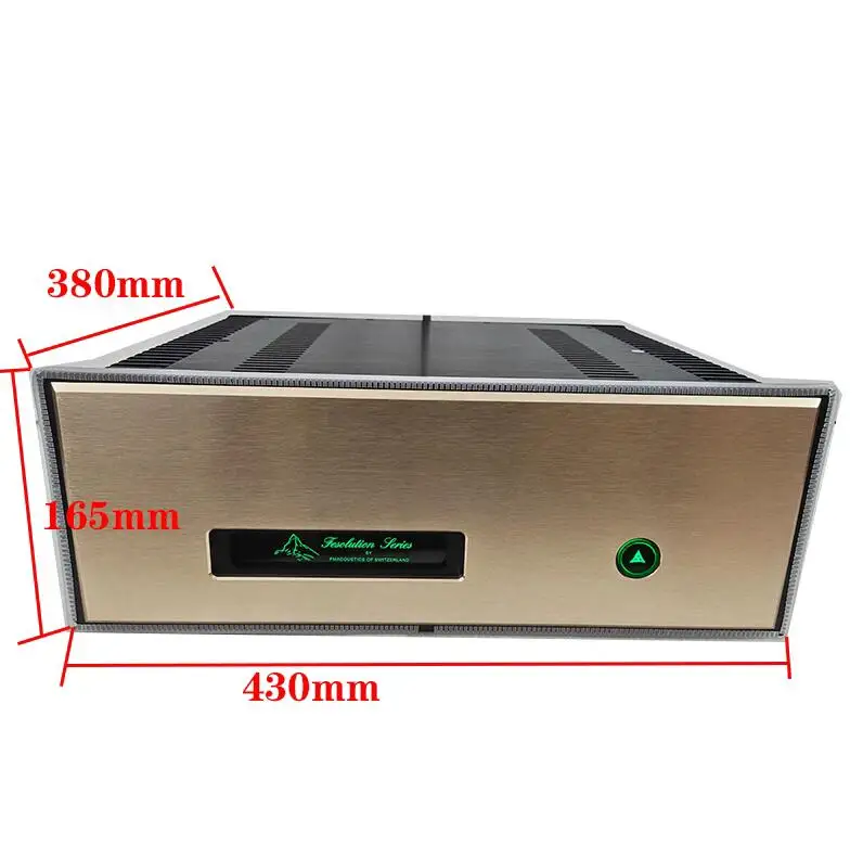 Y711NS HIFI 240W*2 stereo power amplifier Reference FM711MKII circuit Equipped with exposed radiator