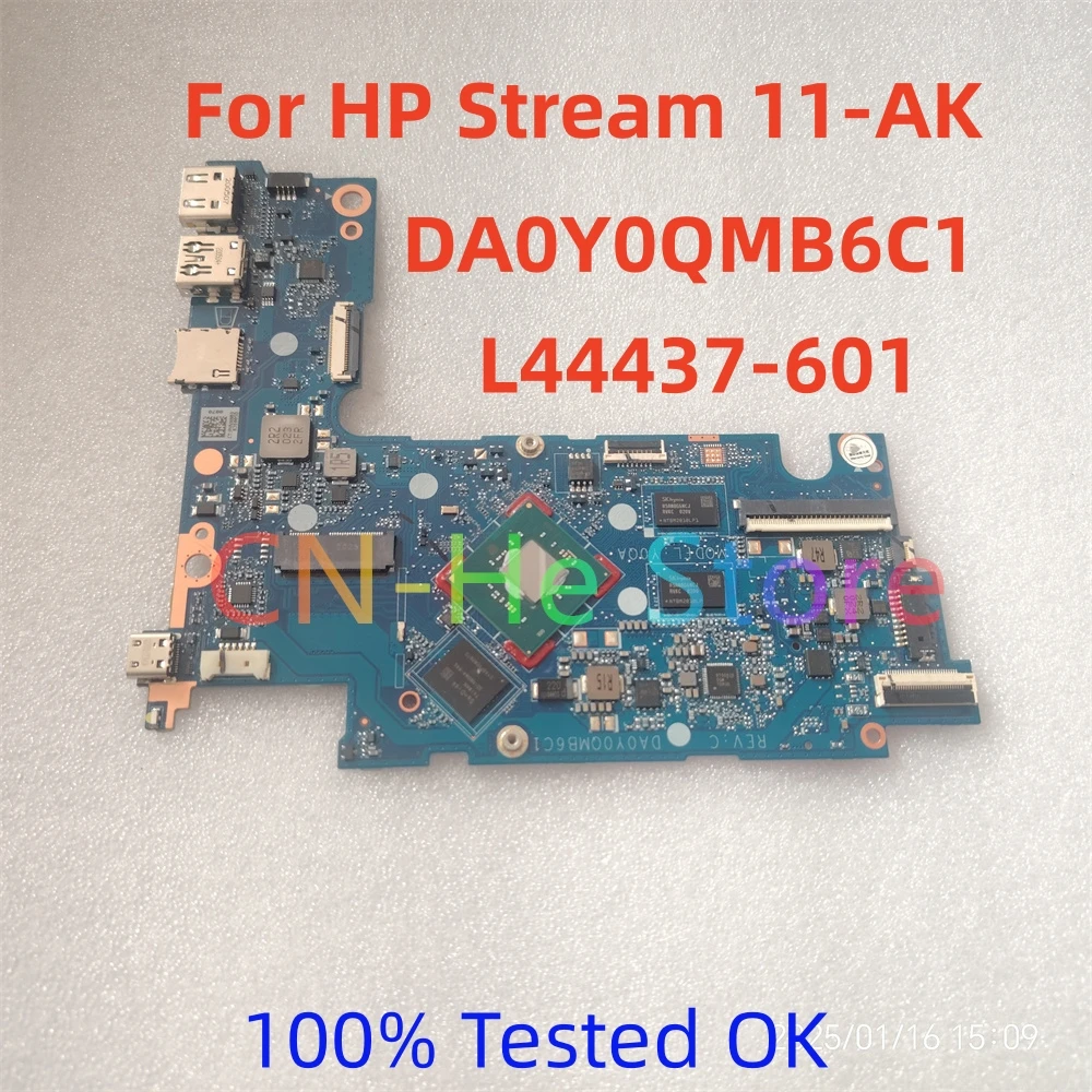 System Motherboard DA0Y0QMB6C1 For HP Stream 11-AK Notebook Mainboard N4000 N4020 4GB 64GB L44437-601 L84963-601 Fast Shipping